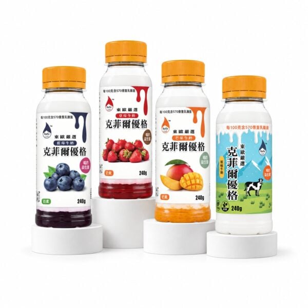 水果牛奶克菲爾 240g 藍莓、草莓、芒果、原味|東歐嚴選|kefir.link