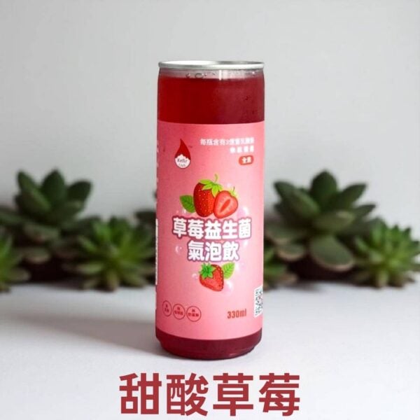 Water Kefir<span> - </span>酸甜草莓-strawberry-330ml