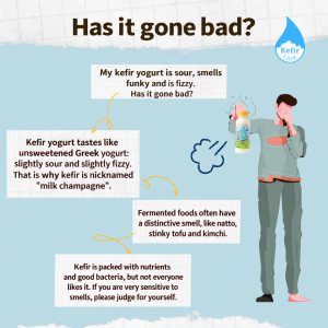 Has my kefir yogurt gone bad?