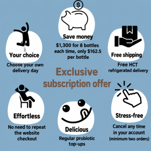 Milk kefir subscription benefits